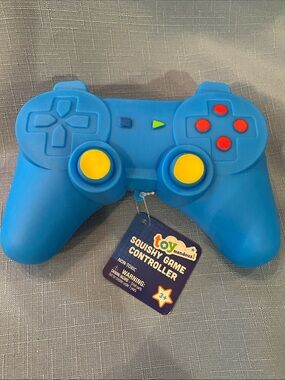 New-Toymendous! Blue Squishy Video Game Controller Stress Toy